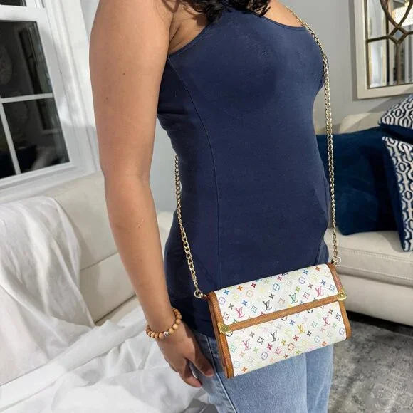 Louis Vuitton White Monogram Multicolor Wallet - Picture 2 of 7